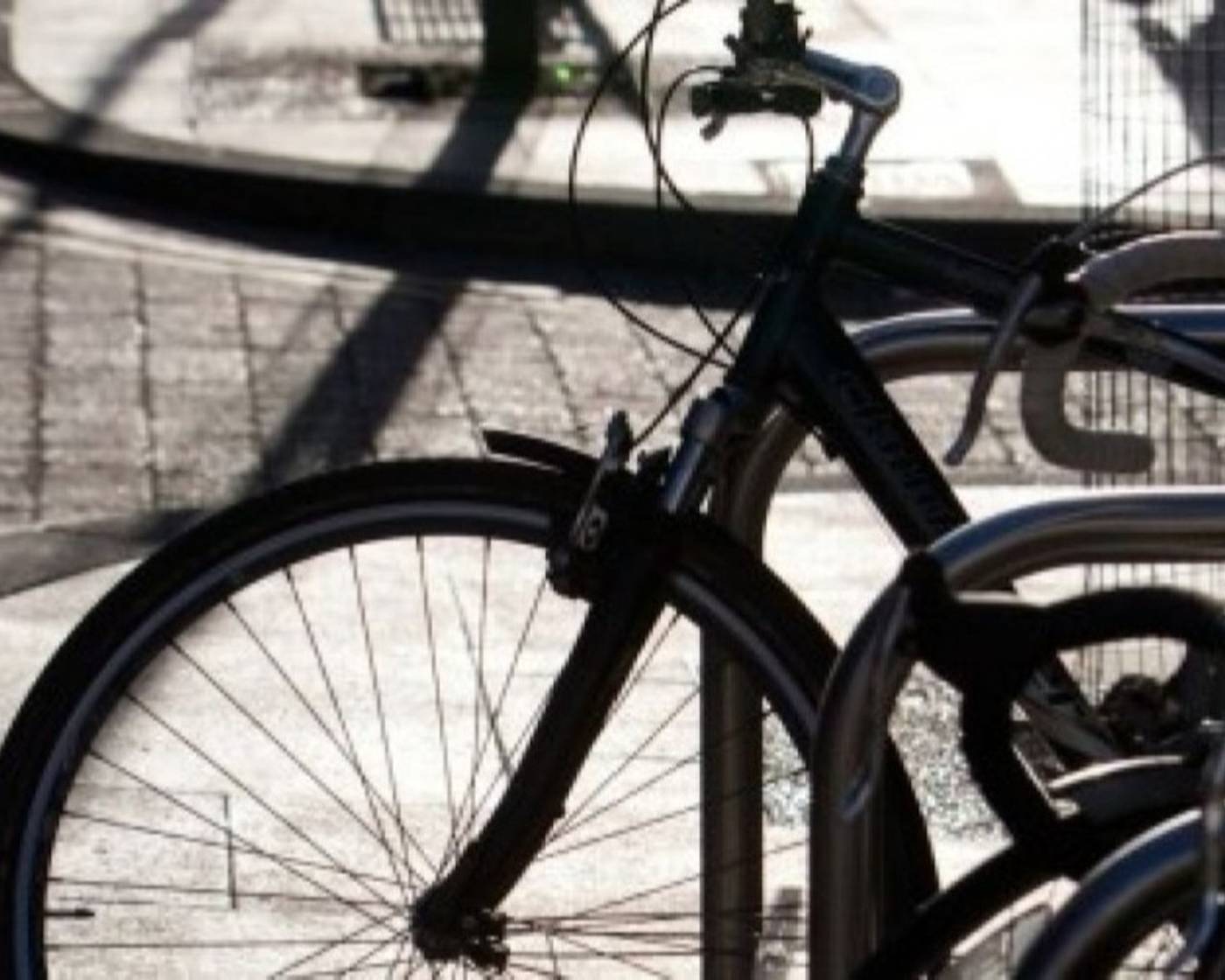 Image of bikes locked up