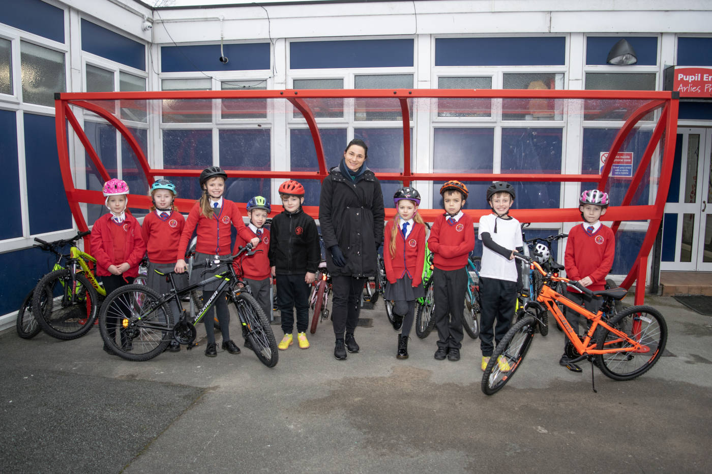 Dame Sarah Storey launching cycle hub