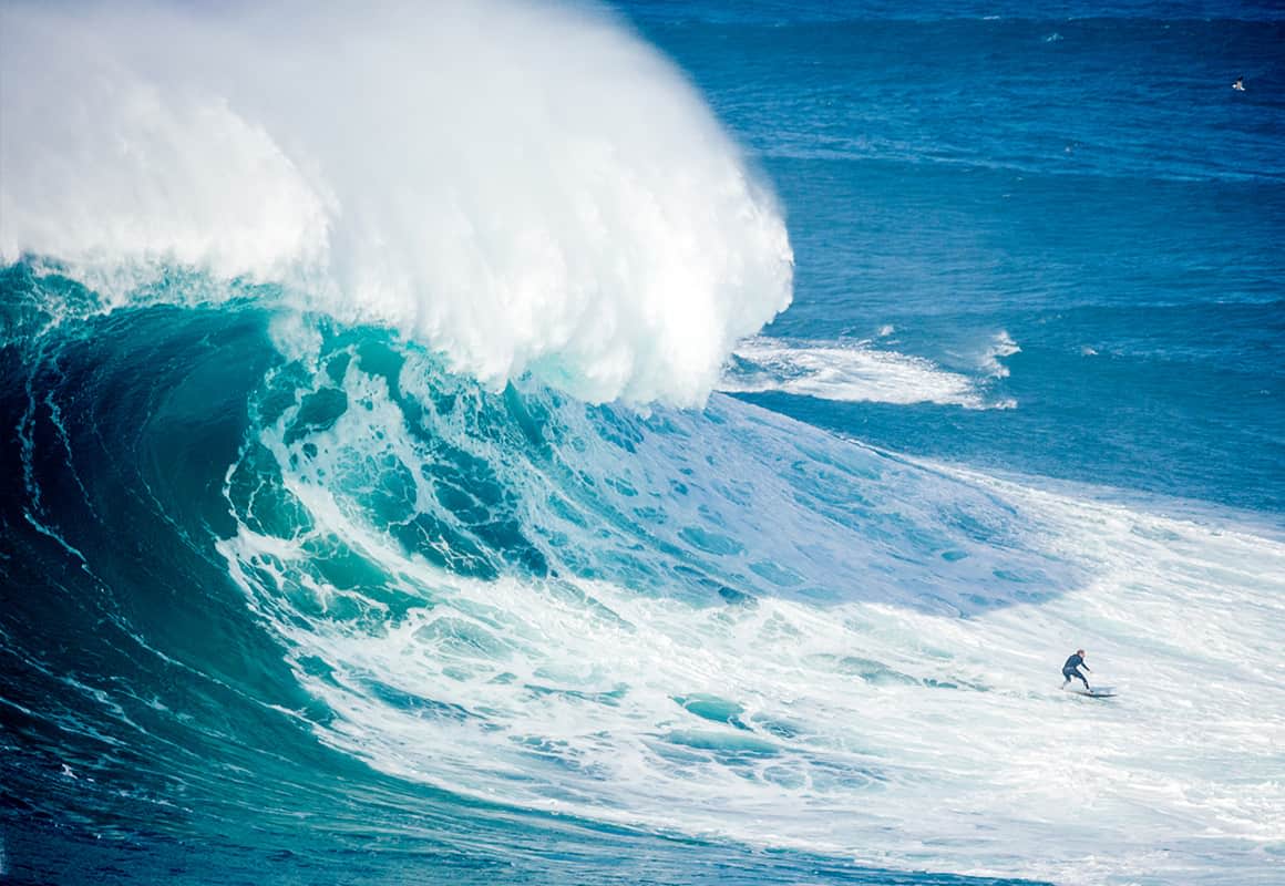 Nazare big wave surfing Portugal 1