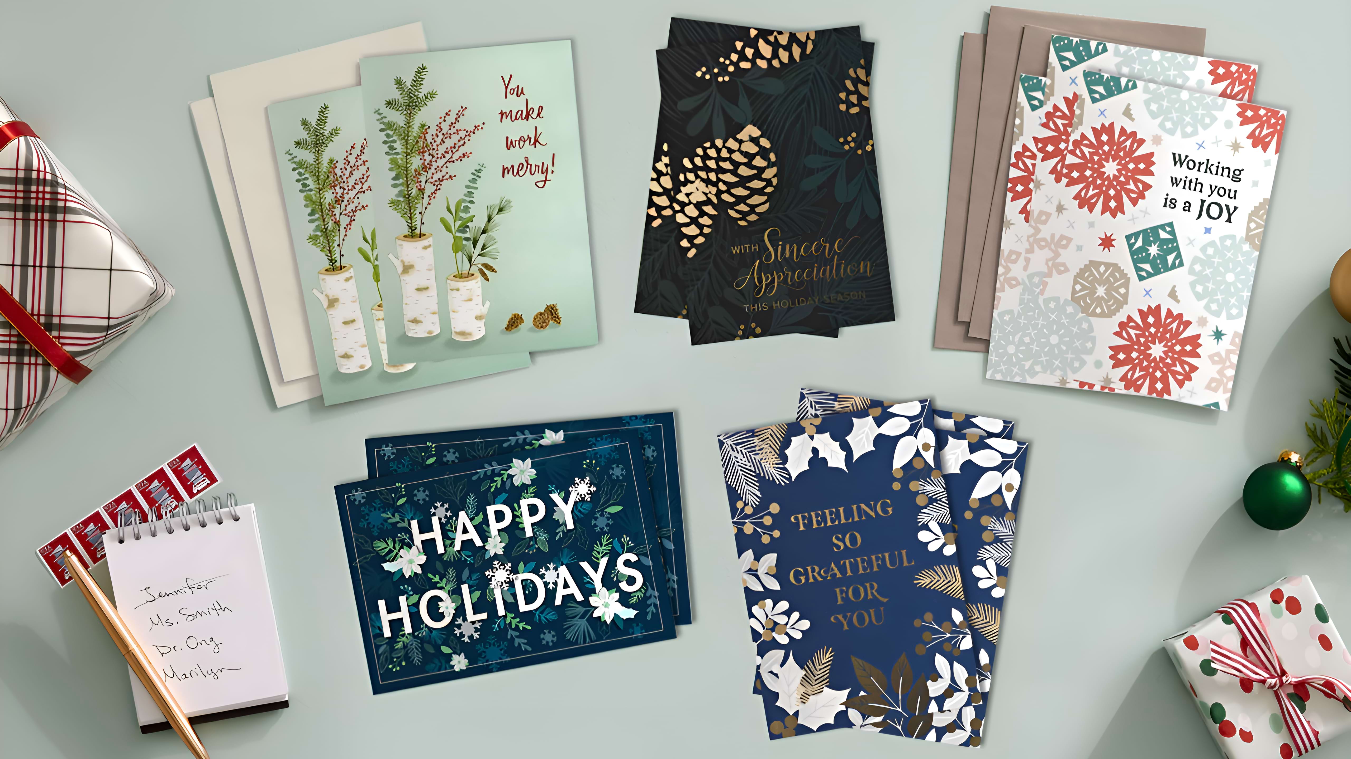 What to Write in a Business Holiday Card to Employees ARTICLE HERO IMAGE