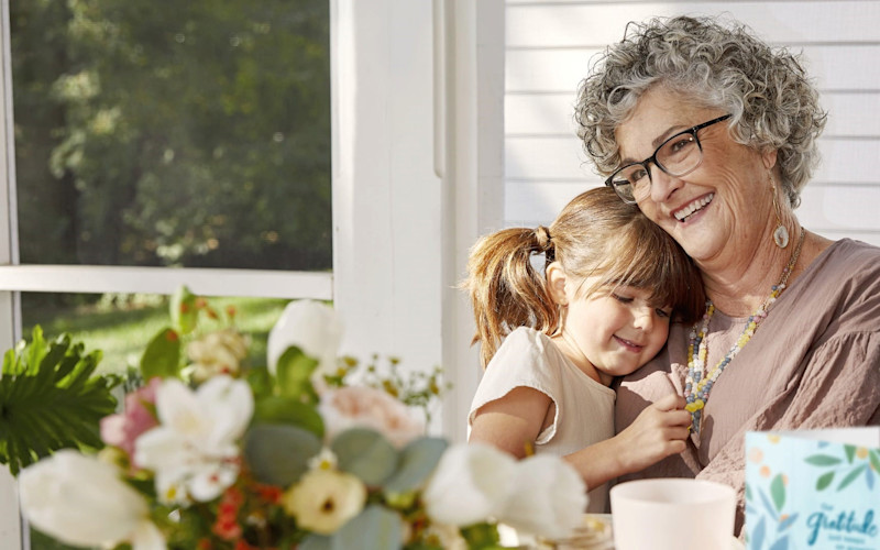MA Member-aged Person with a Hallmark Card