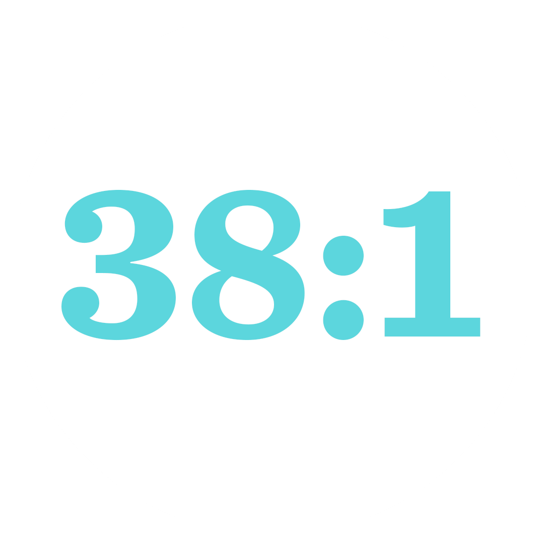38:1 ROI Blue Icon
