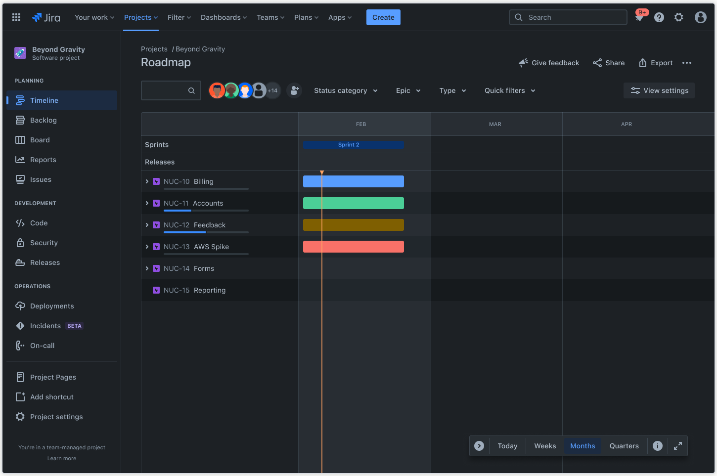 timeline screenshot
