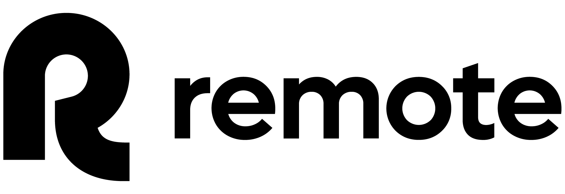 Remote Logo - Black