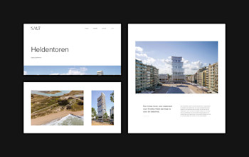 Webdesign Concept for Architecture Firm