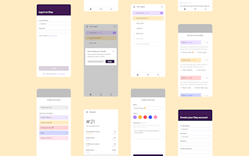 Mobile Design Overview of the Clay Web App - 2020