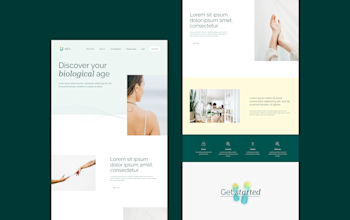 Branding and Web Design Concept for an epigenetics company - 2023