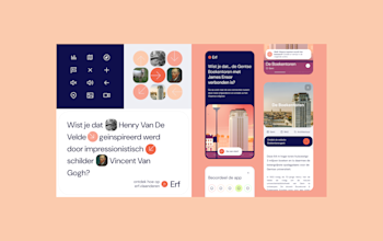 UX/UI Design and Branding (Concept Design) for FAAM virtueel museum van Vlaanderen - 2022
