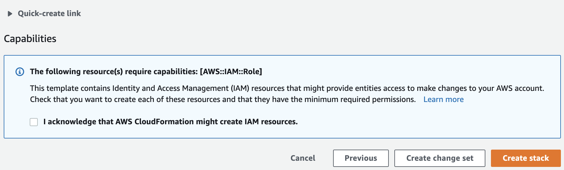 Como Disponibilizar um site em GatsbyJS na Amazon Web Services - Passo 3: Permitir criação de recursos no IAM Como Disponibilizar um site em GatsbyJS na Amazon Web Services - Passo 3: Permitir criação de recursos no IAM