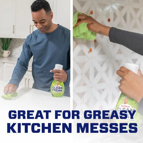 MrClean CleanFreak Gain Wheretouse - Great For Greasy Kitchen Messes