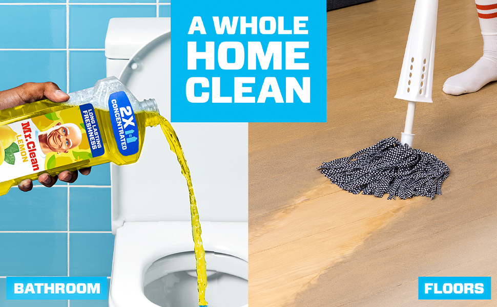 Multi Surface Cleaner With Lemon Scent - A Whole Home Clean