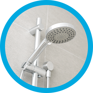 A clean shower