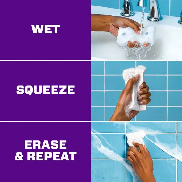 Magic Eraser Ultra Foamy - Wet, Squeeze, Erase & Repeat