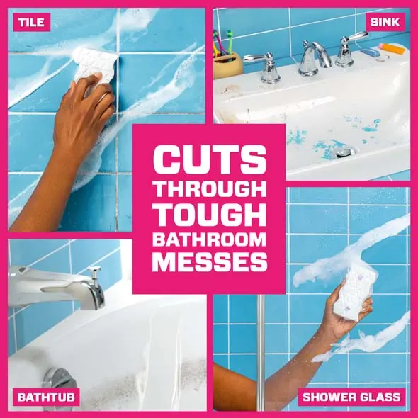 Magic Eraser Ultra Bath - Cuts Through Tough Bathroom Messes
