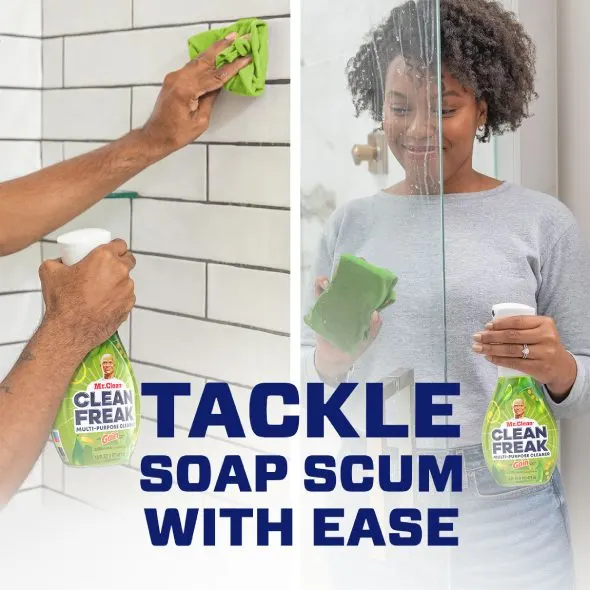 MrClean CleanFreak Gain Wheretouse - Tackle Soap Scum With Ease