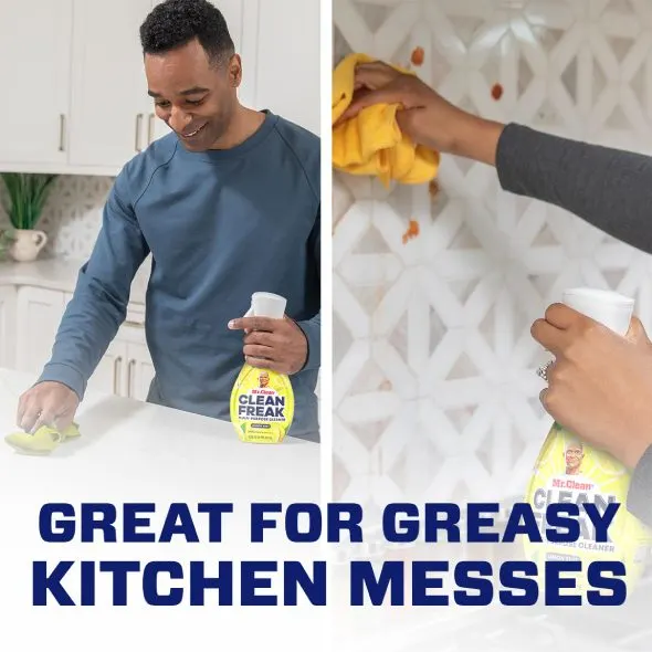 MrClean CleanFreak Lemon Wheretouse - Great For Kitchen Messes