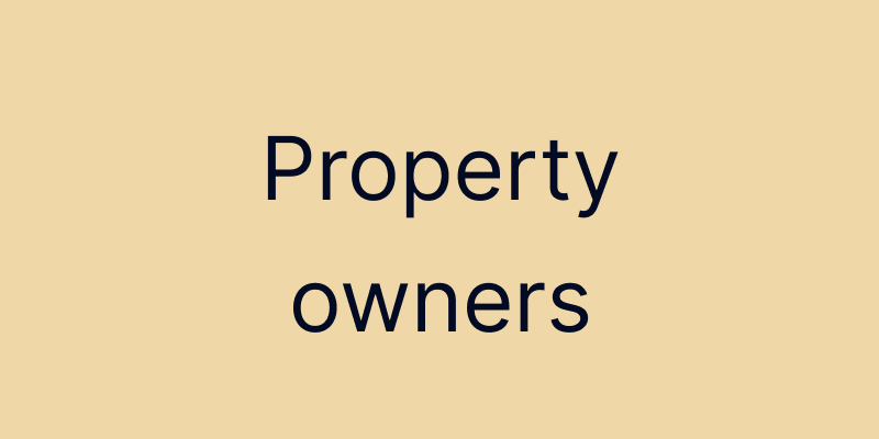 Property owners - community