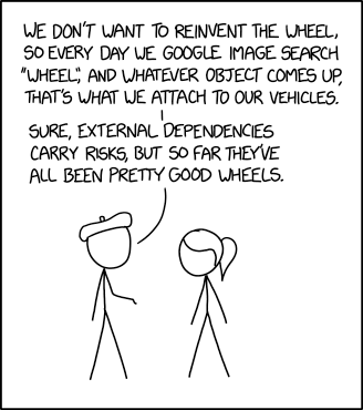 Reinventing the wheel comic