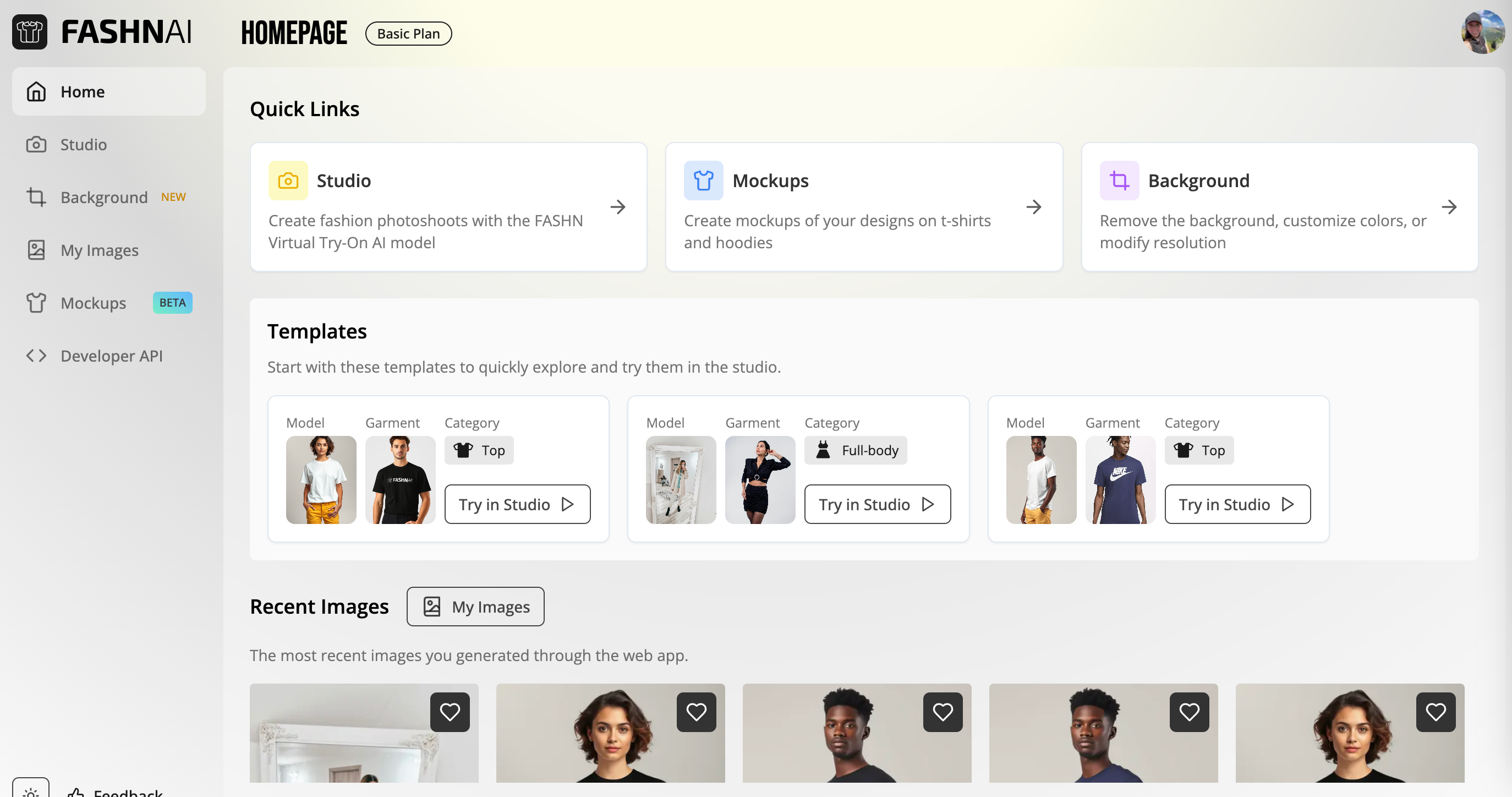 new homepage