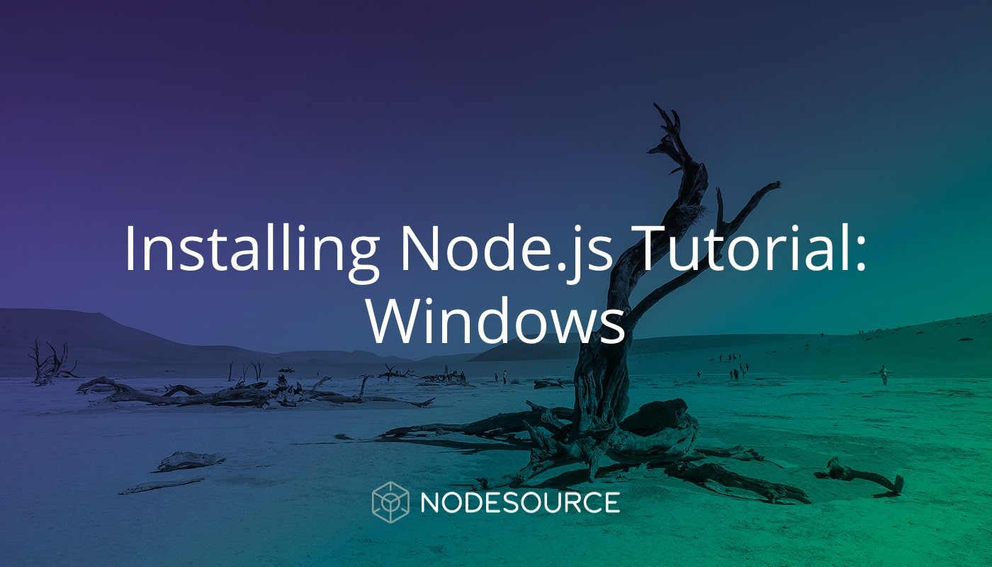 node js windows tutorial