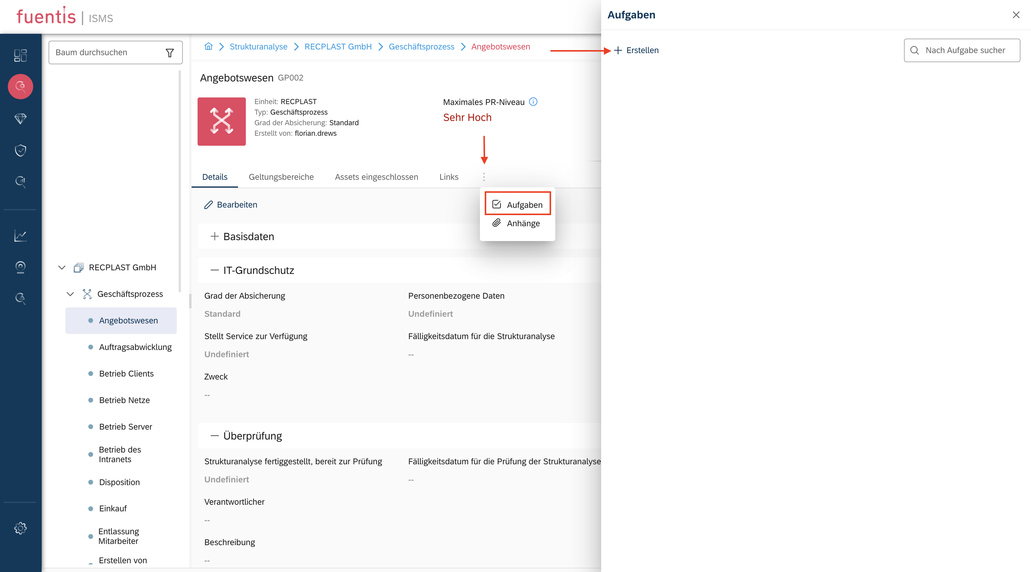Aufgabe in einer Phase erstellen 2