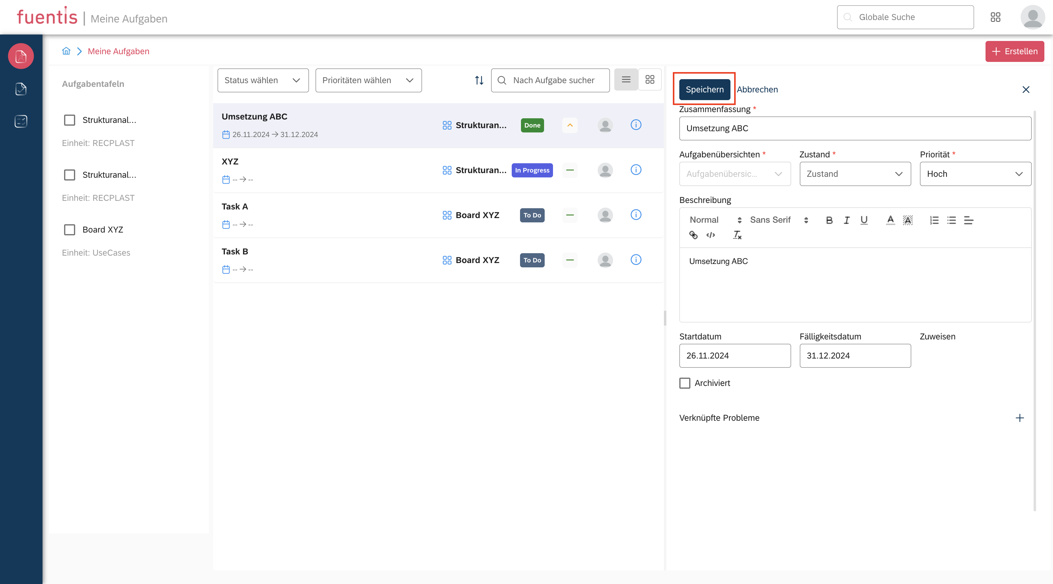 Aufgabe bearbeiten 3