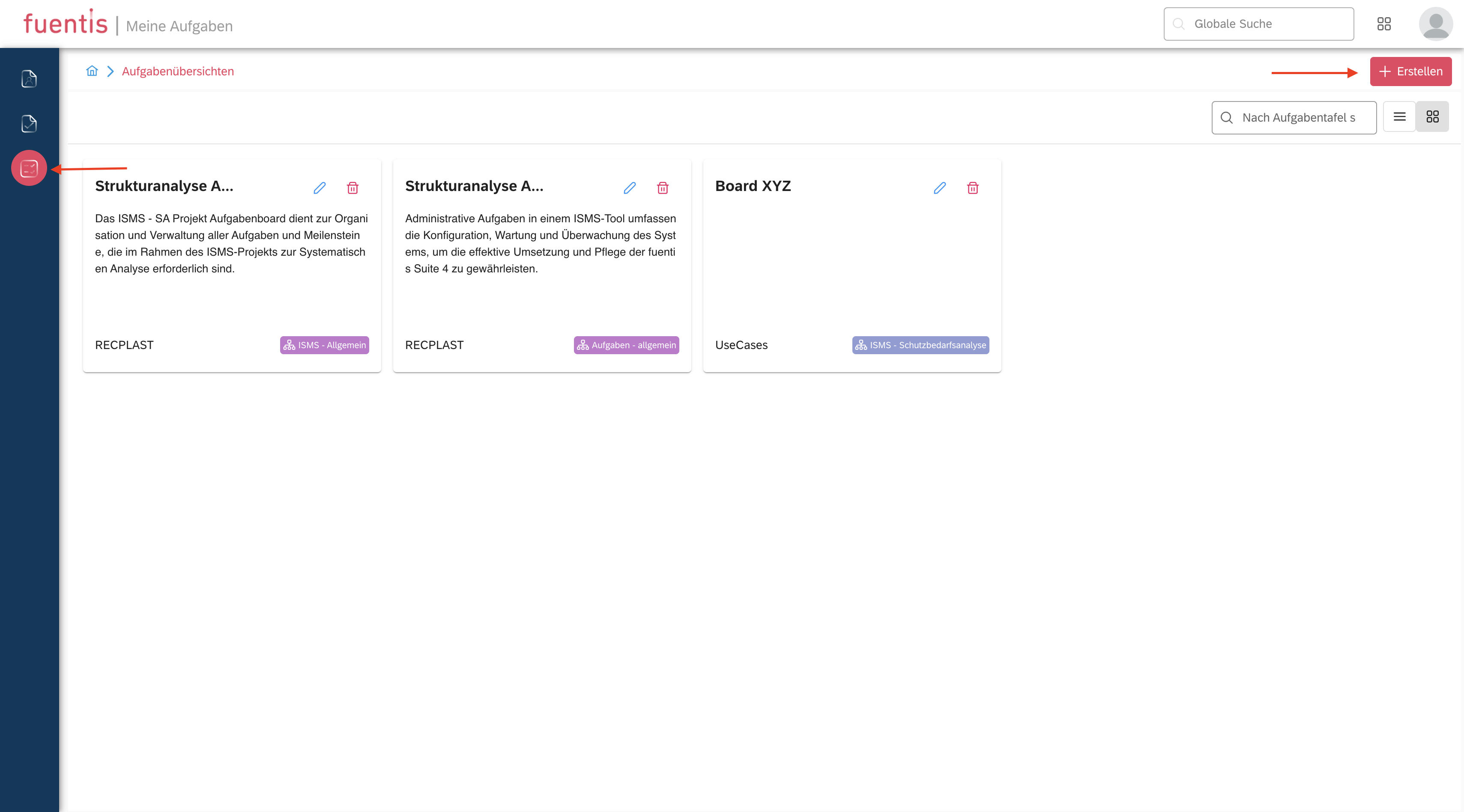 Aufgabenfeld erstellen 1