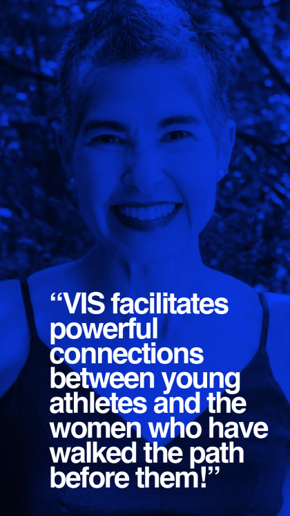 Voice in Sport facilitates powerful connections between young female athletes and the women who have walked the path before them!