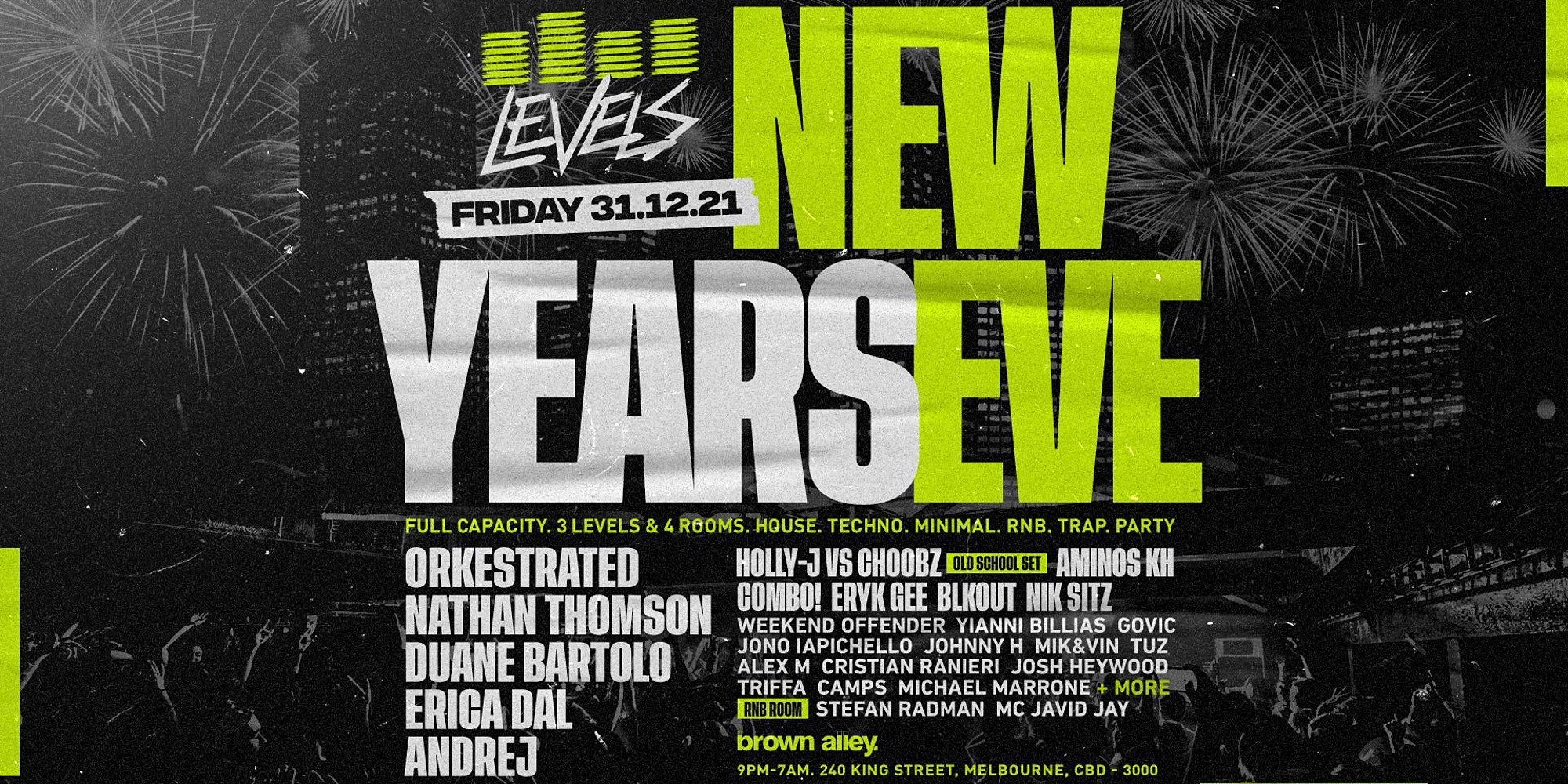 LEVELS - NEW YEARS EVE 2022