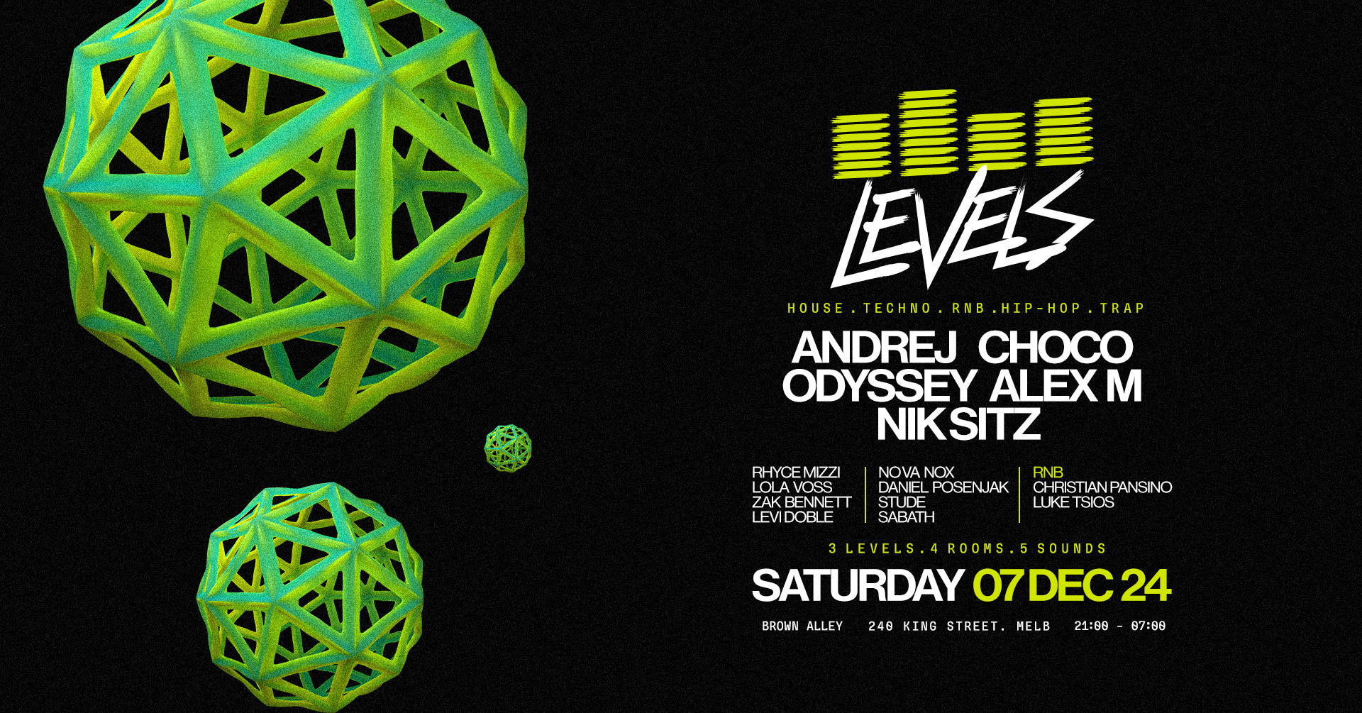 LEVELS MELBOURNE | 07.11.24