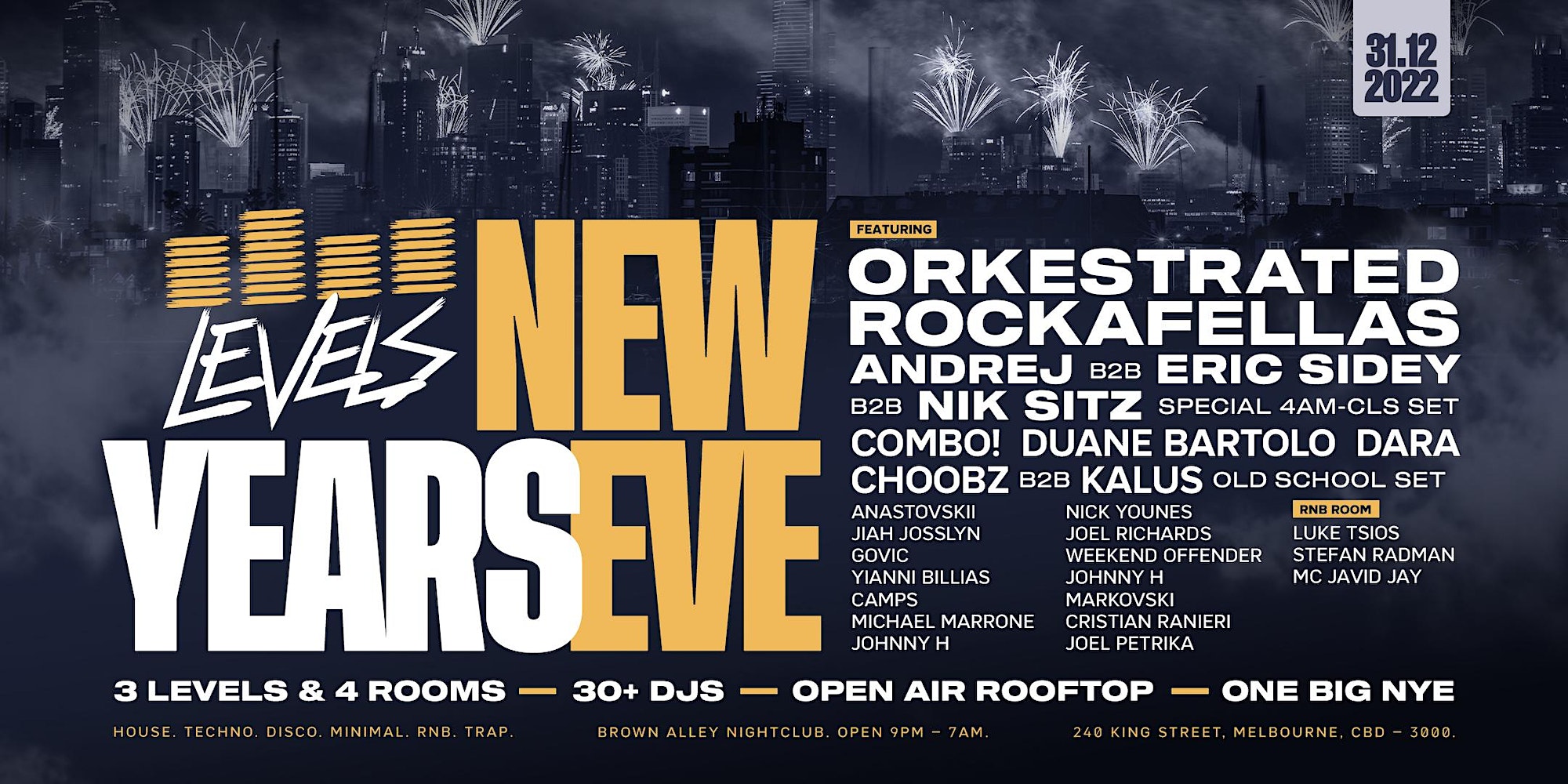 LEVELS | NEW YEARS EVE | 2022
