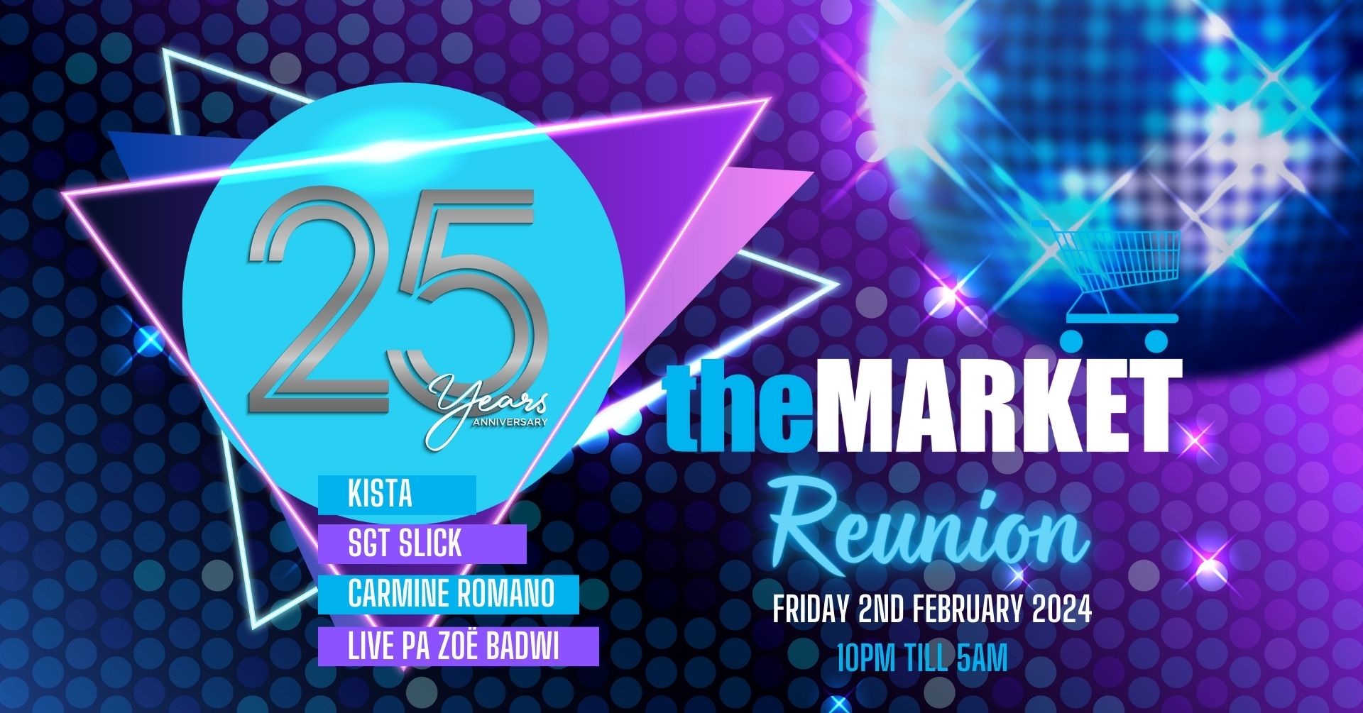 theMARKET 25 YEAR REUNION ANNIVERSARY