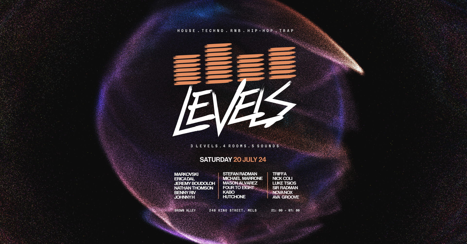 LEVELS MELBOURNE | 20.07.24