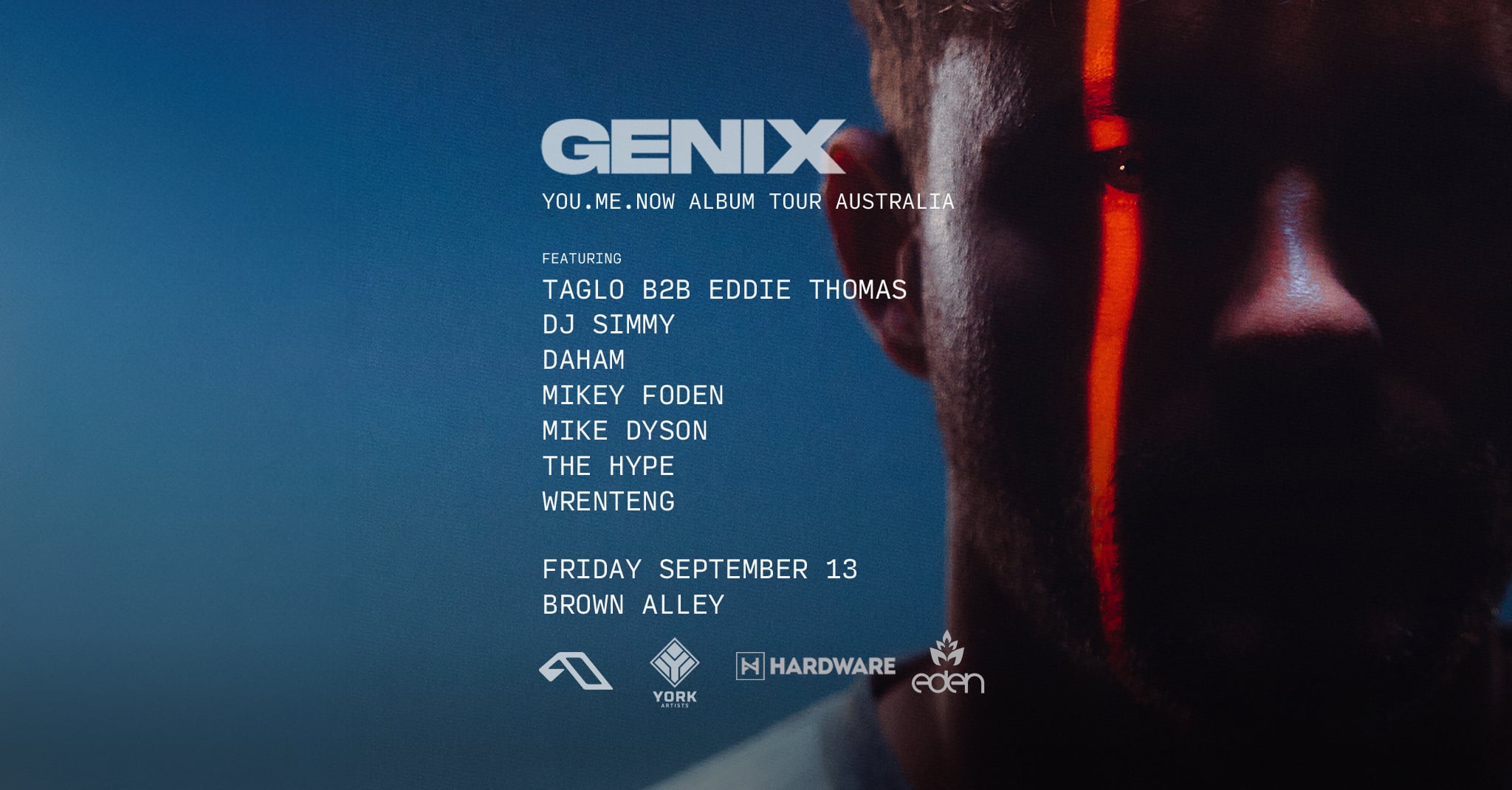 Genix 'YOU.ME.NOW' - Melbourne