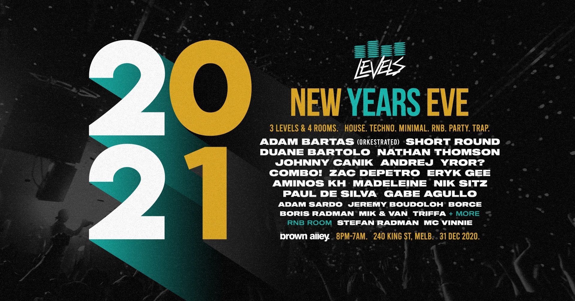 LEVELS - NEW YEARS EVE 2021