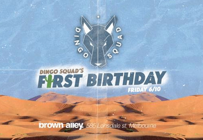 Dingo Squad 1st Birthday