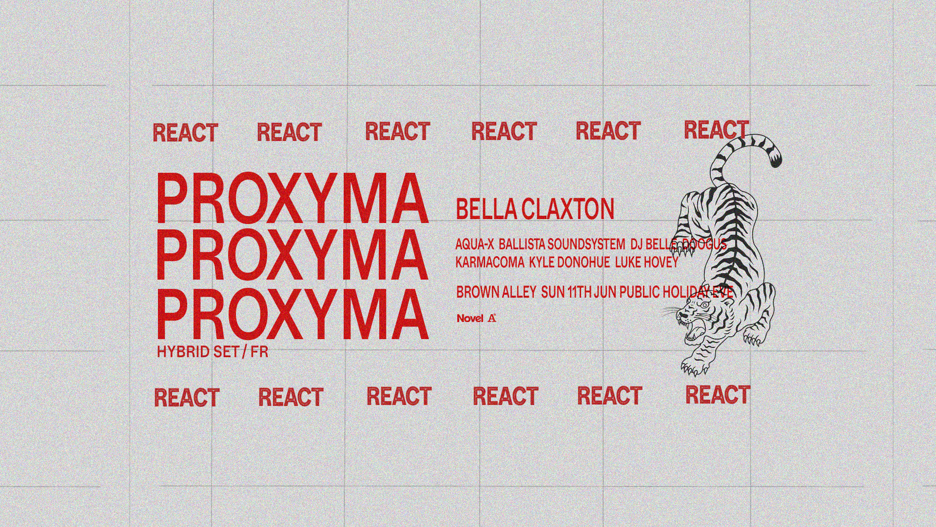 REACT with PROXYMA (Hybrid Set) - Public Holiday Eve