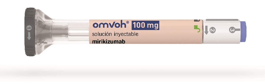 Pluma precargada de Omvoh® 100 mg