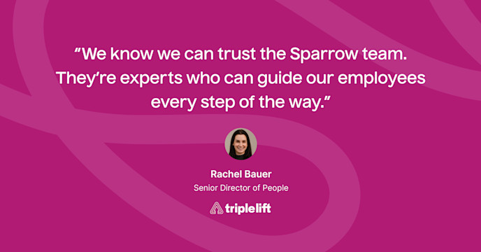 The reason TripleLift trusts Sparrow with employee leave management card image