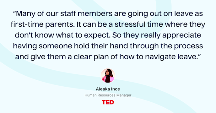How TED refined employee leave management card image