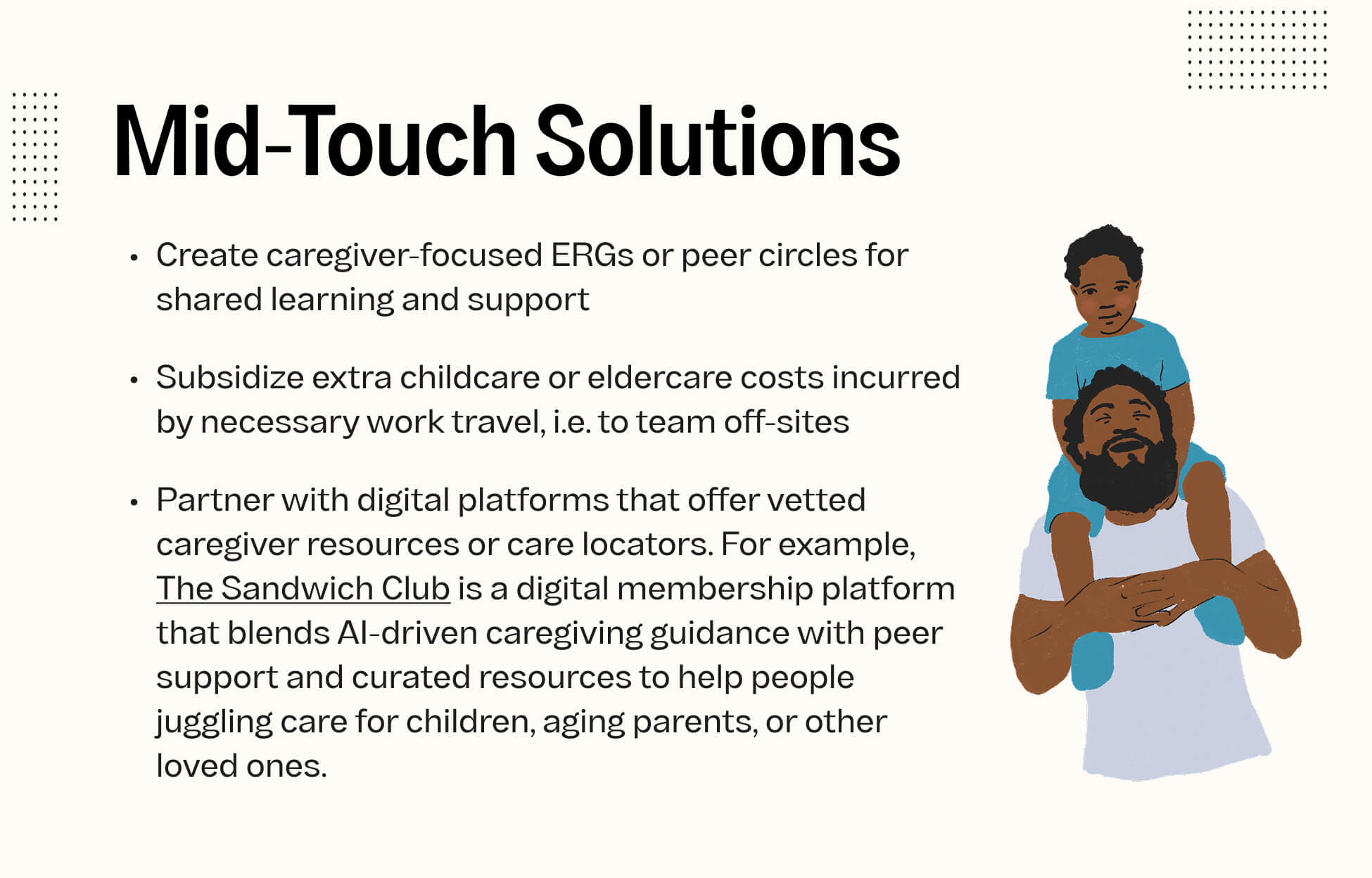 Mid-touch solutions