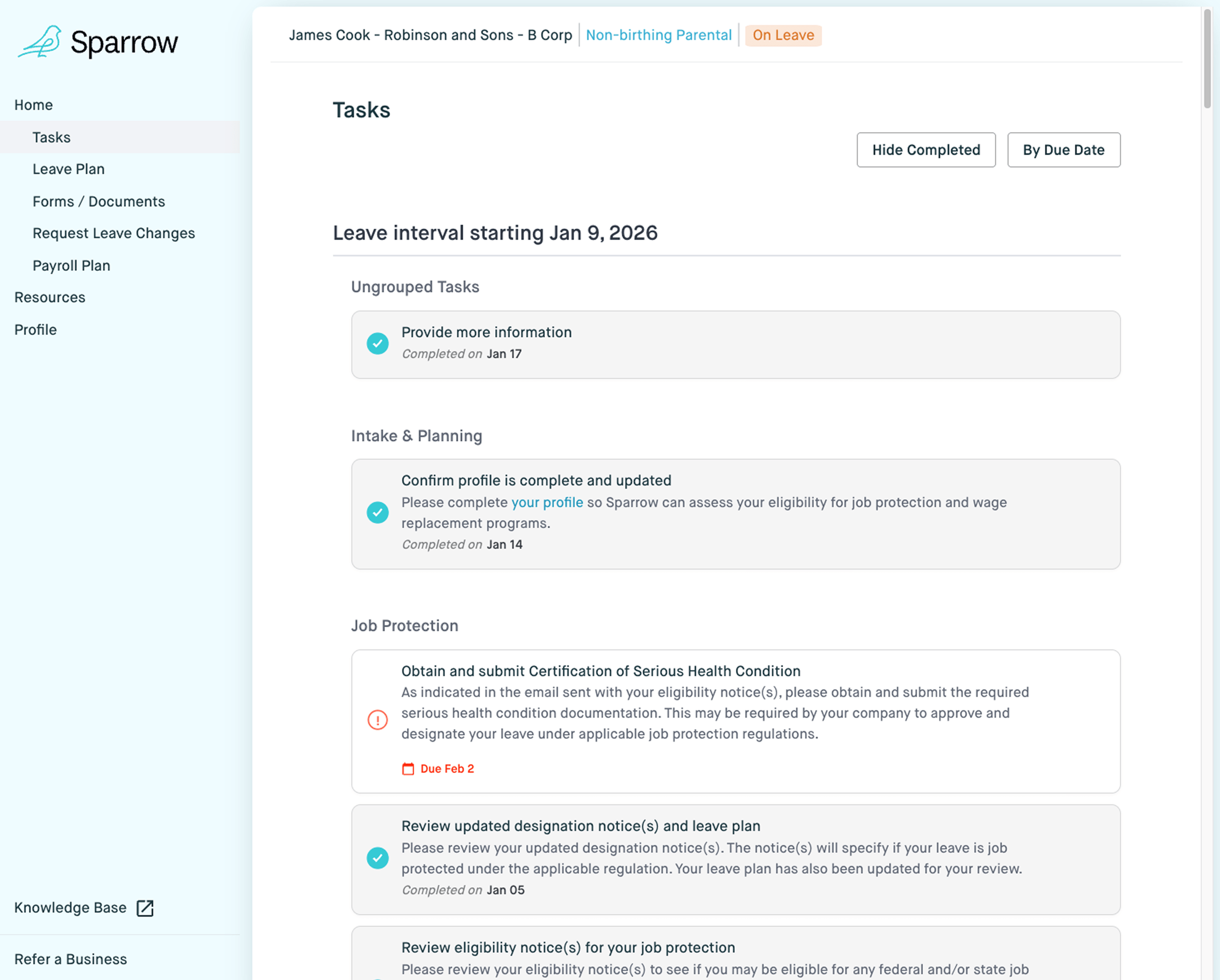 Dashboard-2 - Sparrow