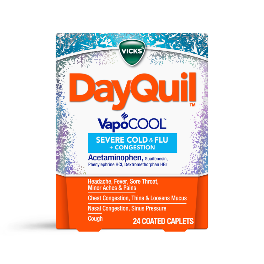 Dayquil Vapocool Severe Maximum Strength Cold Flu Congestion