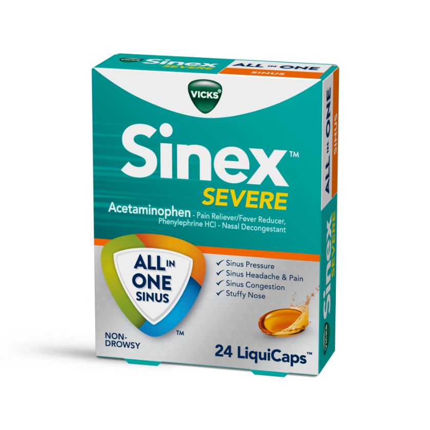 Sinex Severe All In One Sinus LiquiCaps