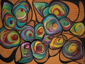 Artwork - Angela Navarro - Abstract Flowers