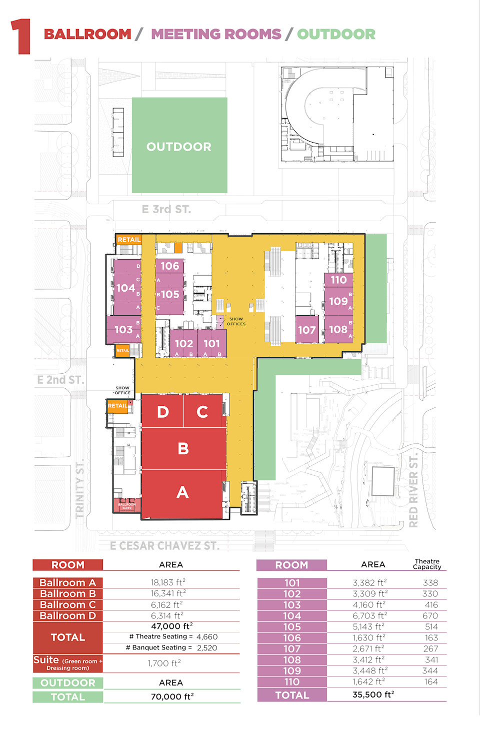 1 - Ballroom / Meeting Rooms / Outdoor