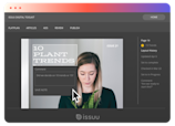 Issuu Collaborate user interface.