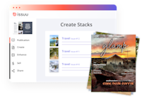 Create your own virtual stacks of publications to sell, graphical user interface