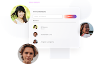 Invite other members, group invitations feature.