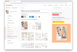 Create and share animated GIFs through Mailchimp